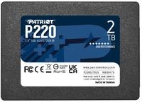 Patriot Memory P220 Internes Solid State Drive 2TB SSD SATA 3 2,5 Zoll