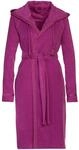 Vossen Unisex Bademantel mit Kapuze Jive 1625413844 Gr. S 38/44 in purple
