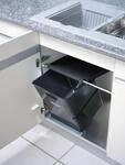 M&uuml;llex Single 35 Abfallsystem Dreht&uuml;r Schwenktechnik / 35 Liter / 40 cm