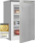 Exquisit Gefrierschrank GS81-040C inoxlook | Tiefk&uuml;hlschrank klein 87 l Nutzinhalt 