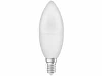 OSRAM LED Lampe mit E14 Sockel, Warmweiss (2700K), Kerzenform, 7.5W, Ersatz für