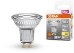 Osram LED Star PAR16 LED Lampe f&uuml;r GU10 Sockel, Reflektor-Lampe, Glas-Design, 350