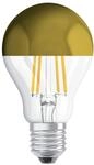 OSRAM Lamps Filament LED Lampe mit E27 Sockel, Warmweiss (2700K), Birnenform Gold