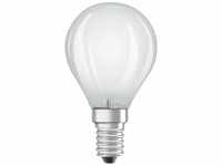 OSRAM Dimmbare Filament LED Lampe mit E14 Sockel, Kaltweiss (4000K), Tropfenform, 5W,