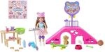 Barbie Chelsea Serie, Chelsea mit braunen Haaren, Roller, Skateboard, Skaterrampe,