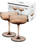 like. by Villeroy & Boch &ndash; Like Glass Sekt-/Champagnerschale Braun,