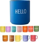 Design Letters Lieblingsbecher Blau HELLO Tasse | Personalisierte Geschenke f&uuml;r
