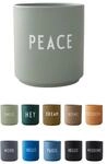 Design Letters Lieblingsbecher Gr&uuml;n PEACE Tasse | Ideals als...