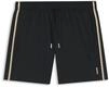 BOSS Herren Iconic Badeshorts mit Signature-Streifen und Logo Schwarz001 XXL