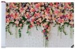 Maximex Balkon-Sichtschutz, praktischer Sichtschutz mit Rosen-Motiv und hoher UV- und