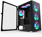 MONTECH X3 Glass Midi-Tower Gaming-Geh&auml;use Schwarz