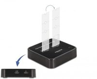 Delock M.2 Dockingstation f&uuml;r 2 x M.2 SATA SSD mit Klon Funktion