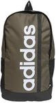 adidas Unisex Essentials Linear Backpack, Olive Strata/Black/White, One size