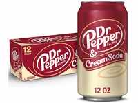 Dr Pepper Getränkedosen, 355 ml, Creme-Soda, 4260 ml, 12 Stück