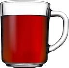 2er Teeglas mit henkel Tee