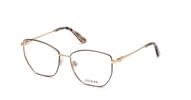 Guess Women's 0 Sunglasses, Black/Other, 55