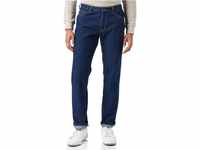 Urban Classics Herren Loose Fit Jeans Hose, Blau (Mid Indigo 02299),