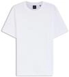 BOSS Herren Tiburt 240 T-Shirt aus Baumwoll-Mix mit Bubble-Jacquard-Struktur Wei&szlig; XL