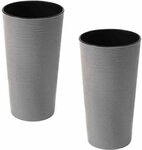 Siena Garden Eco Locon 2er Set 30cm grau