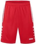 JAKO Herren Sporthose Allround, Sportrot, M