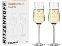 RITZENHOFF 6141014 Champagnerglas 200 ml - Serie Celebration Deluxe Set 3, 2 Stück