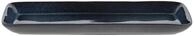 BITZ Servierplatte, Rechteckige Platte aus Steinzeug, 38 x 14 x 2 cm,