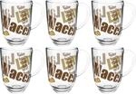 Leonardo Napoli Latte Macchiato-Tassen 6er Set, sp&uuml;lmaschinengeeignete Kaffee-Becher