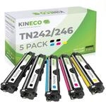 Kineco 5 Toner kompatibel f&uuml;r Brother TN-242 TN-246 f&uuml;r Brother DCP-9017CDWG1