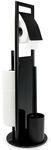 WENKO Stand WC-Garnitur Mod. Ravina 3-in-1 mit Toilettenpapierhalter und