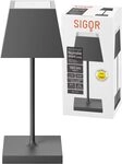SIGOR Nuindie mini - Dimmbare kleine LED Akku-Tischleuchte Indoor & Outdoor mit SIGOR Nuindie mini - Dimmbare kleine LED Akku-Tischleuchte Indoor & Outdoor mit