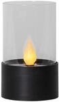 Star Trading Puloun Solar Tischlaterne LED mit Flammenlicht, Dekorative...