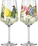 Dekomiro Ritzenhoff 2er Set Sommertau Hugo Aperitifglas #5+ #6 mit Glasreinigungstuch