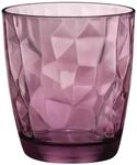 Bormioli Rocco Gl&auml;ser Set Diamond 1 St&uuml;ck (Farbe Rock, purple, Trinkgl&auml;ser 305 ml,