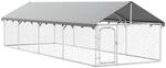 vidaXL Outdoor Hundezwinger Dach 600x200x150cm Hundek&auml;fig Hundehaus Hundeh&uuml;tte