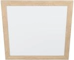 EGLO LED Panel Piglionasso mit Holz Deko-Rahmen, Deckenlampe Holz in Hell-Braun,
