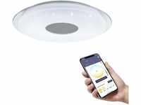 EGLO connect.z Smart-Home LED Deckenleuchte Lanciano-Z, Sternenhimmel Deckenlampe Ø