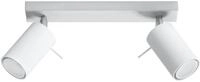 SOLLUX lighting Ring Deckenleuchte mit 2 Strahlern - Lampe f&uuml;r Wohnzimmer und
