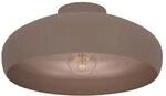 EGLO Deckenlampe Mogano, runde Deckenleuchte aus Stahl in Mokkafaben 