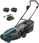 Gardena Akku-Rasenm&auml;her PowerMax 37/36V P4A Ready-to-Use Set: 37 cm...