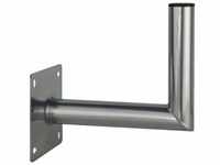 Premium X 25-30cm Wandhalter Stahl verzinkt Ø 48mm Winkel Wand-Halterung für