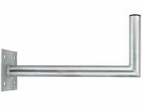 Premium X 50-55cm Wandhalter Stahl verzinkt Ø 48mm Winkel Wand-Halterung für