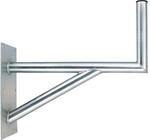 Premium X 60cm Wandhalter mit St&uuml;tzelement Stahl verzinkt &Oslash; 48mm Winkel