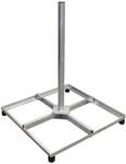 Premium X Balkonst&auml;nder 4X 30x30cm Stahl Holland mit Mast/Sat Flachdachst&auml;nder