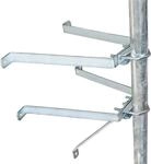 Premium X Mauerhalter 50cm Stahl verzinkt SAT Wandabstandshalter Wandbefestigung