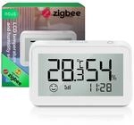 NOUS E6 Temperatur Sensor, Hygrometer Smart Thermometer, ZigBee Temperatursensor,