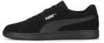 PUMA Unisex Smash 3.0 Sneaker, Black Black Silver, 40.5 EU