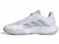 ADIDAS Damen CourtJam Control W Sneaker, FTWR White/Silver met./FTWR White, 38...