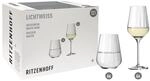 Ritzenhoff 6111010 Wei&szlig;wein- und Wasserglas Set &ndash; Serie Sternschliff &ndash; 12...