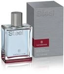 Victorinox Steel Eau de Toilette f&uuml;r Herren, Parf&uuml;m mit Veilchenbl&auml;ttern und