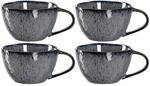 Leonardo Matera Kaffee-Tassen 4er Set, Tassen aus Steingut, sp&uuml;lmaschinengeeignete